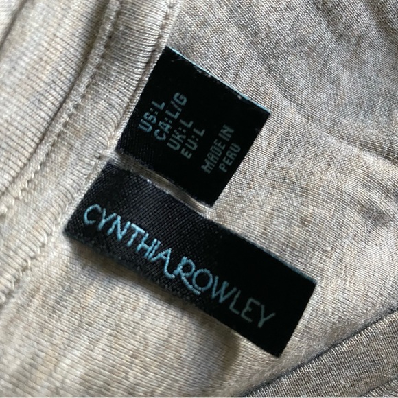 Cynthia Rowley | Women's V-Neck Long Sleeve Top - Picture 5 of 6